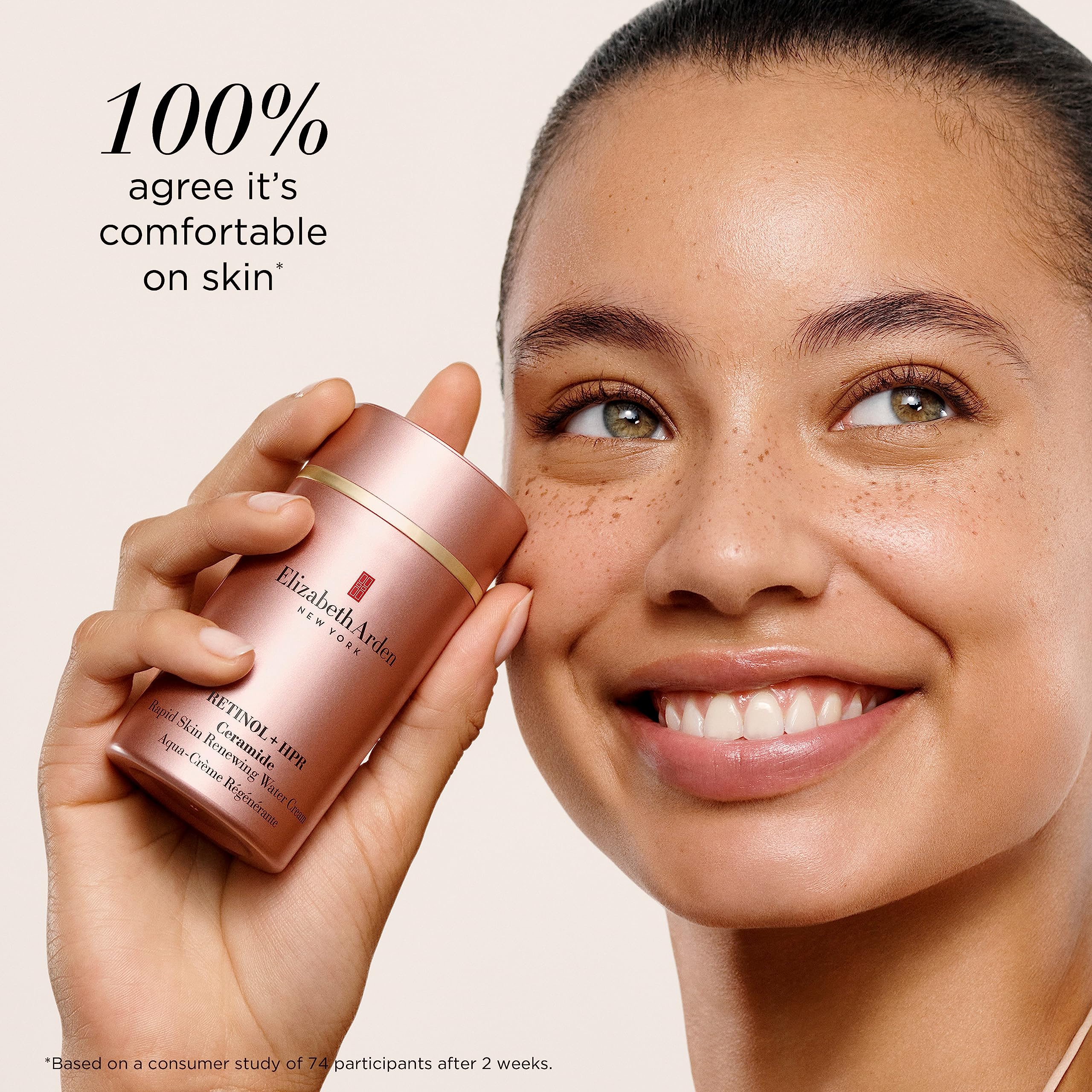 Elizabeth Arden Retinol Serum Wrinkle Filler + HPR Next Generation Retinoid, Ceramide, and Peptide Rapid Skin Renewing Water Day and Night Cream for Face and Neck, 1.7 fl. Oz